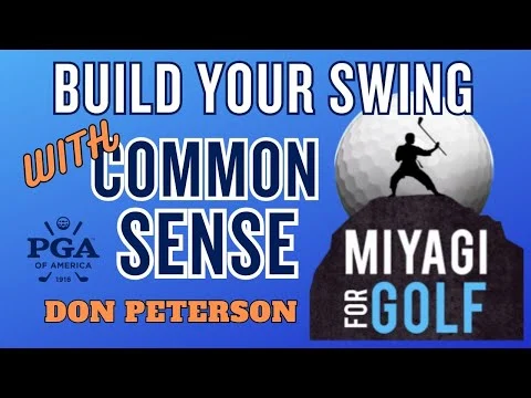 BUILD Your Swing Using COMMON SENSE! #golfswing
