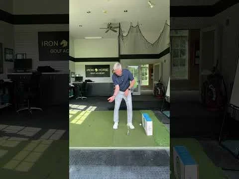 Stop Coming Over the Top! Pre-Set Impact Drill for an Inside Path #golf #golfadvice #miyagiforgolf