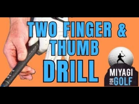 2-Finger &Thumb Golf Drill for Natural Shallowing, Speed & Clubhead Feel